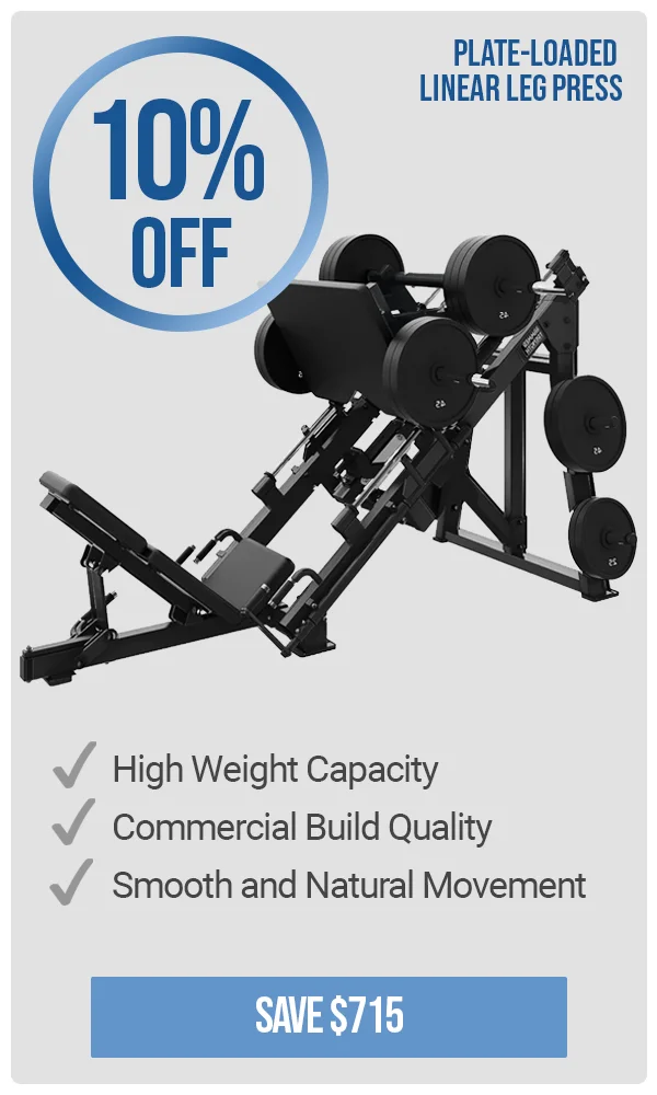 10% OFF | Hammer Strength Plate-Loaded Linear Leg Press