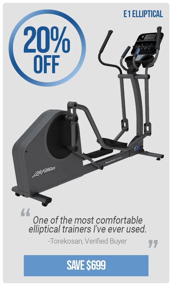 20% OFF | E1 Elliptical Cross-Trainer