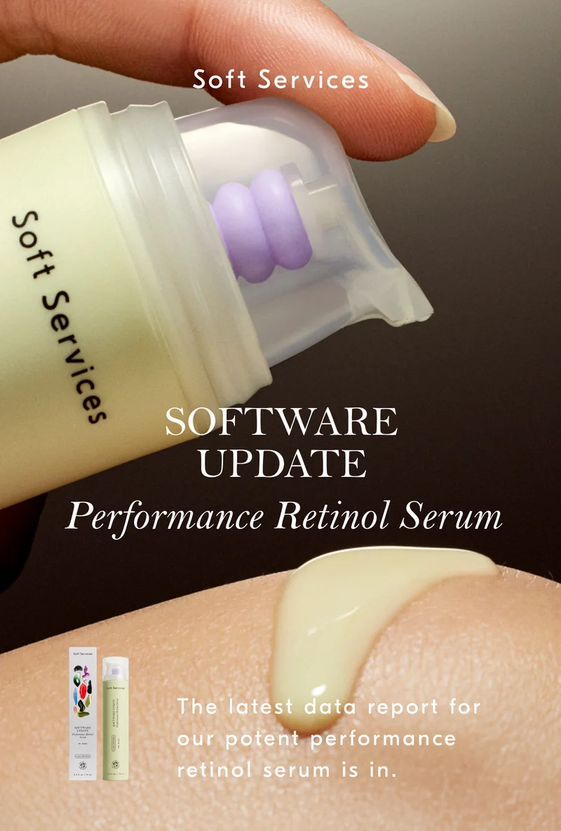 SOFTWARE UPDATE Performance Retinol Serum / The latest data report for our potent performance retinol serum is in.