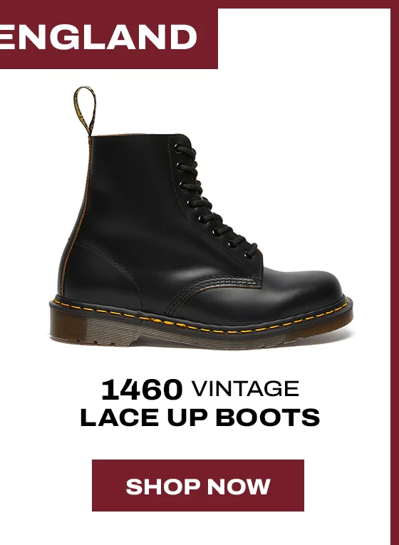 1460 Vintage Made In England Lace Up Boots
