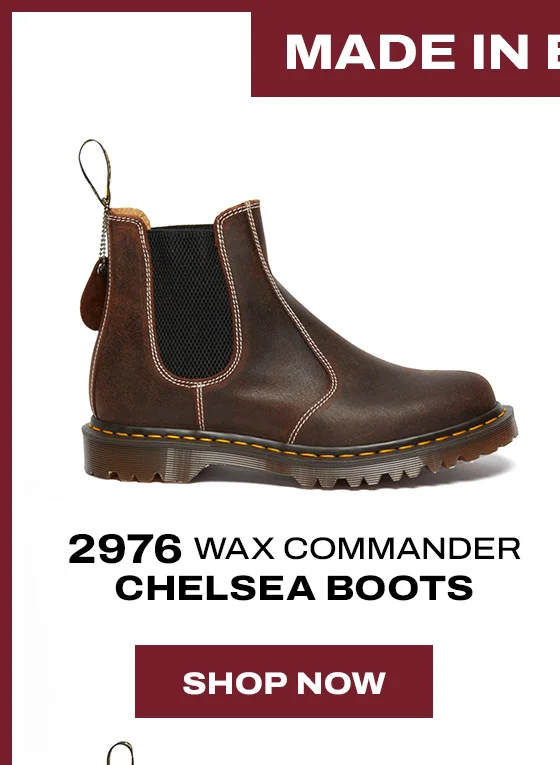 2976 Made In England Wax Commander Chelsea Boots