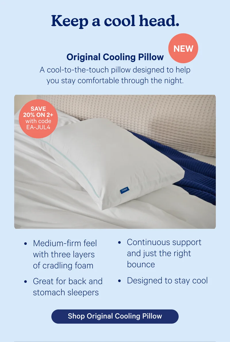 original cooling pillow