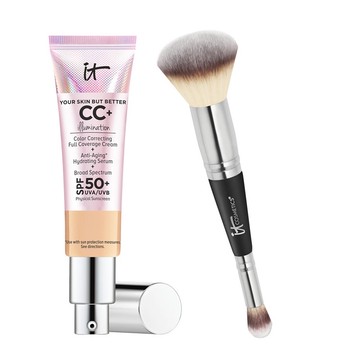 IT Cosmetics CC+ Cream Illumination discount code w/ Luxe Brush