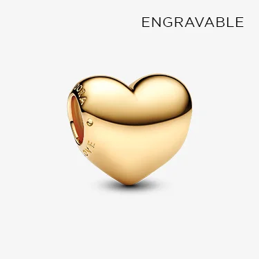 Be Love Engravable Heart Charm