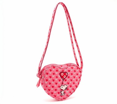 Vera Bradley Peanuts Verona Heart Crossbody
