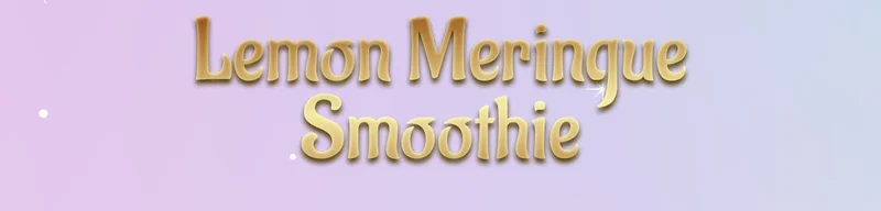 Lemon Meringue Smoothie