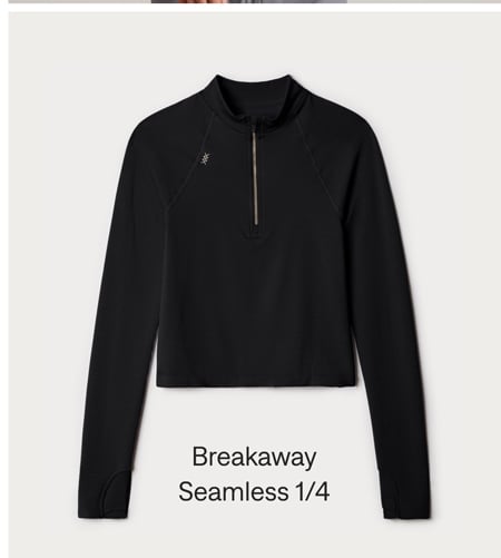 Breakaway Seamless 1/4 Zip