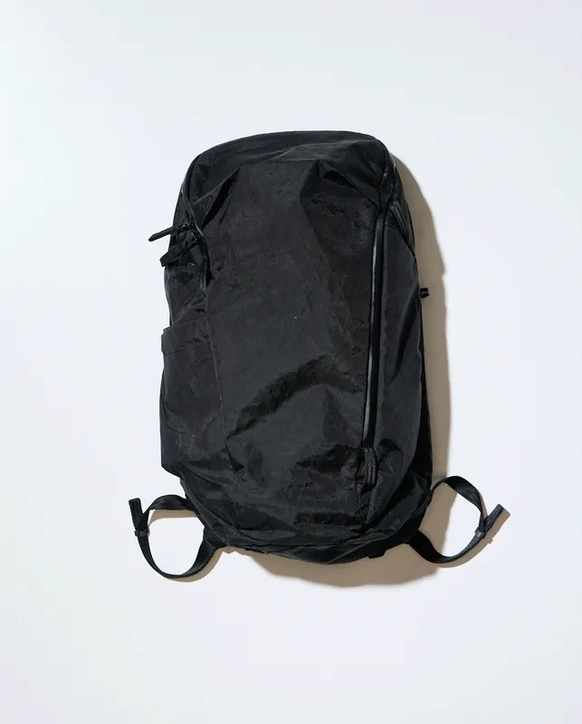 The backpack of a disaster preparedness expert.