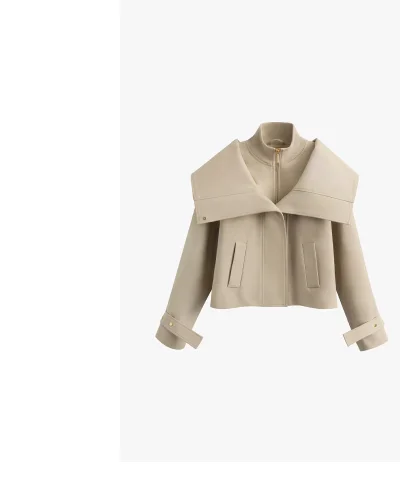 Overlay Collar Jacket