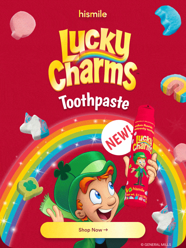Lucky Charms Toothpaste. Shop now!