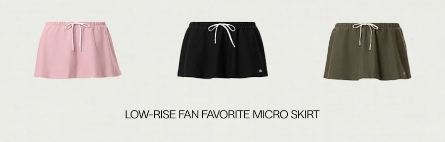 LOW-RISE FAN FAVORITE MICRO SKIRT