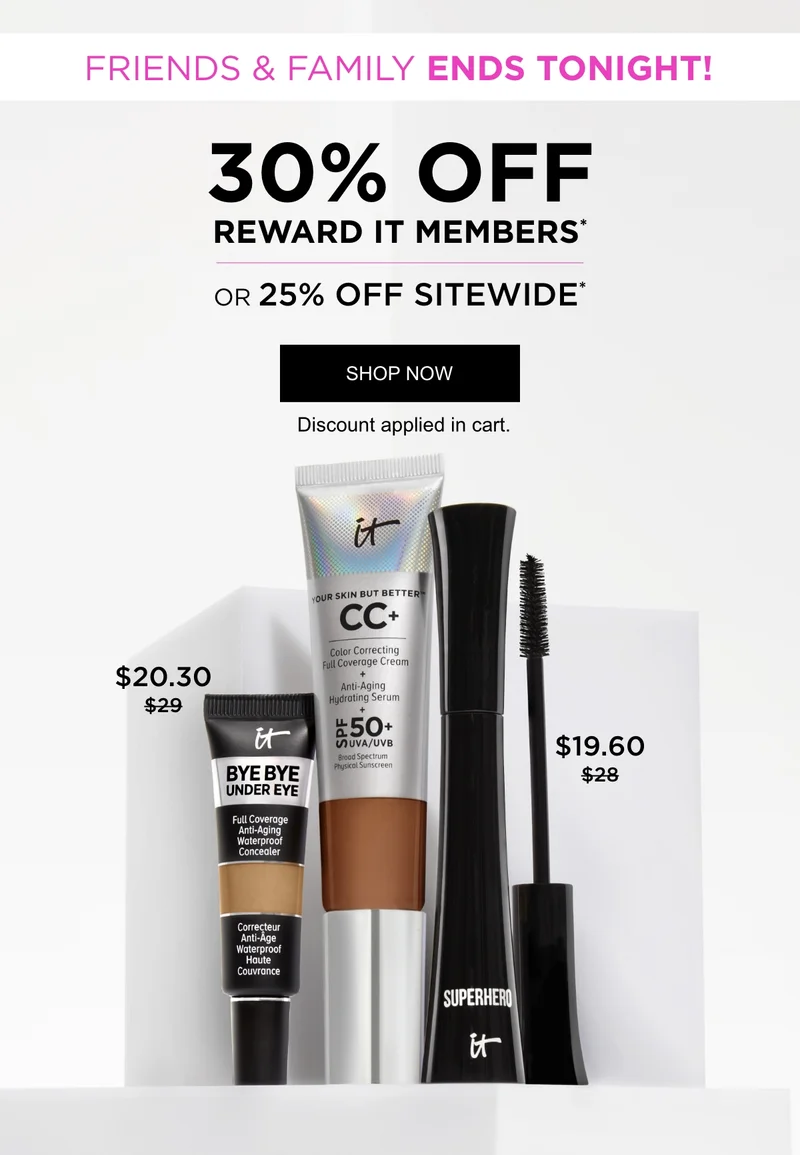 Friends and Family 30% Off