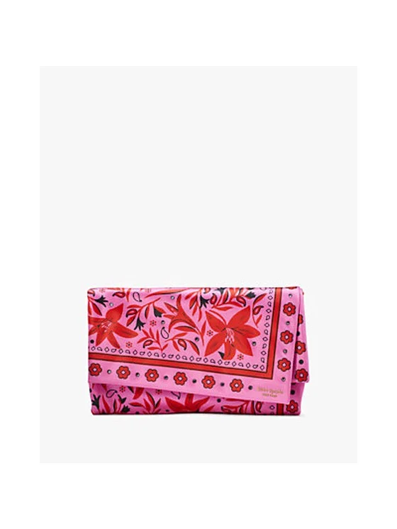 Fold Bandana Printed Clutch