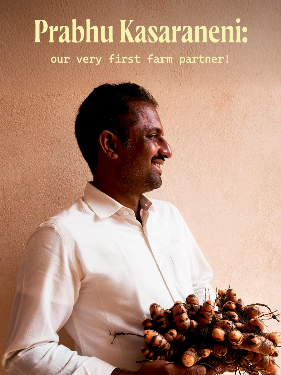Prabhu Kasaraneni: our very first farm partner!