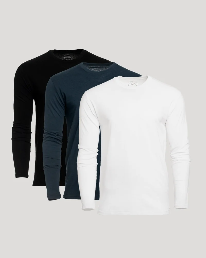 Image of Long Sleeve Crews 3-Pack