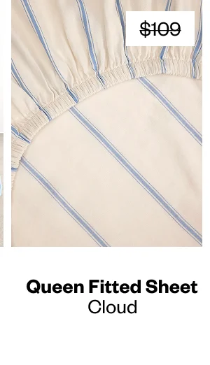 Queen Fitted Sheet - Shop Now