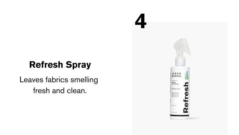 Refresh Spray | Leaves fabrics smelling  fresh and clean.
