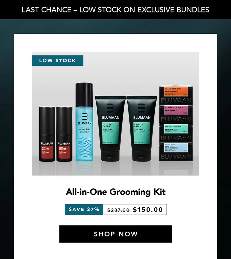 Low Stock Bundle: All-in-one Grooming Kit