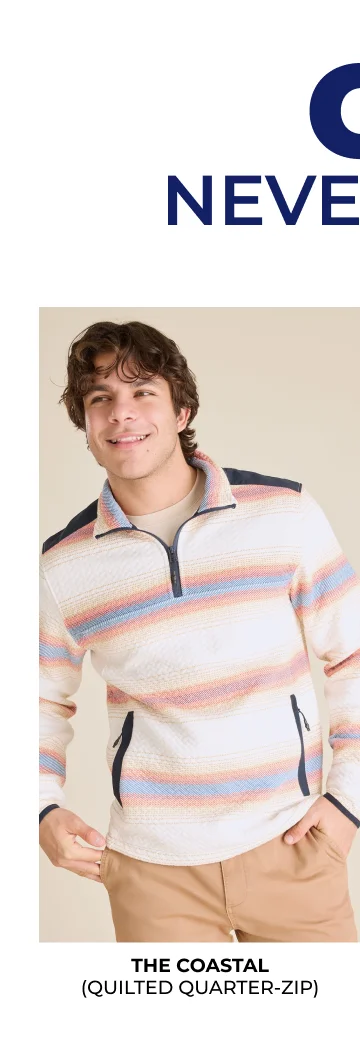 Quilted Quarter-Zip: The Coastal