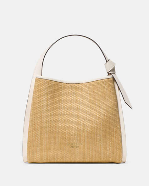 Knott Straw Carryall Bag