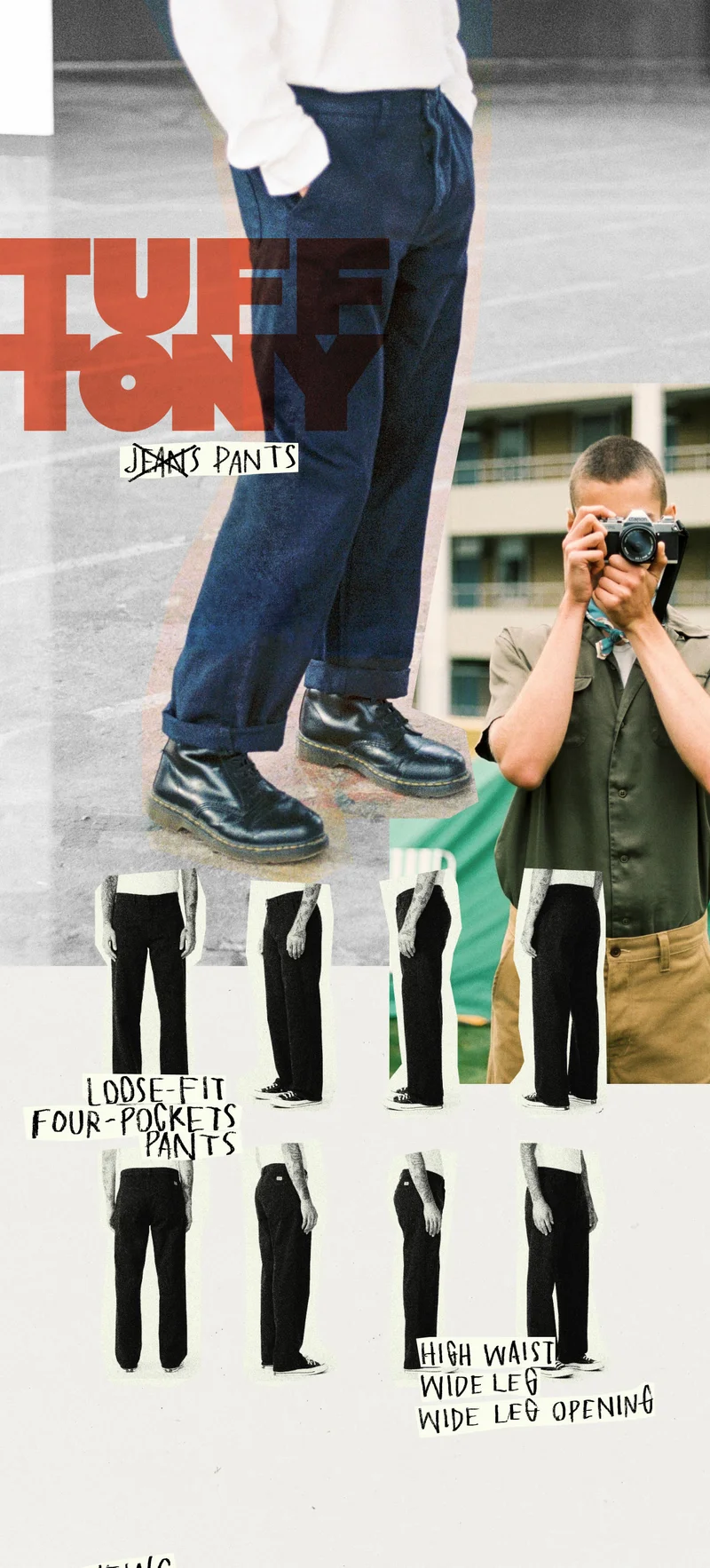 Tuff Tony Pants Fatigue Navy