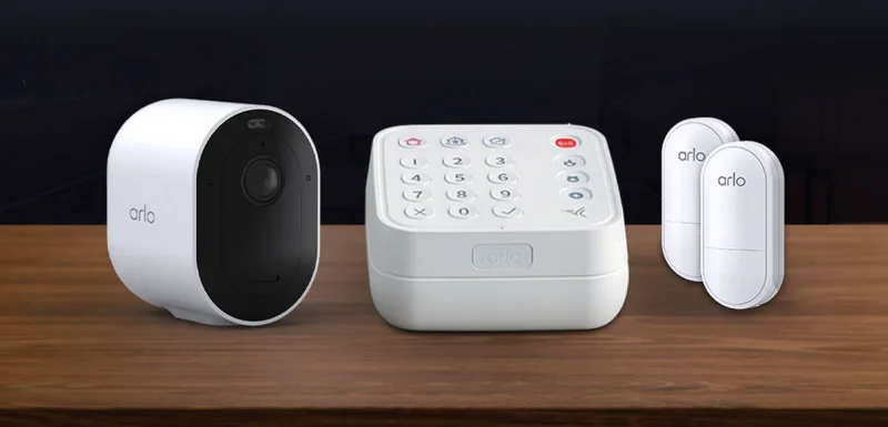 Various Arlo security products.