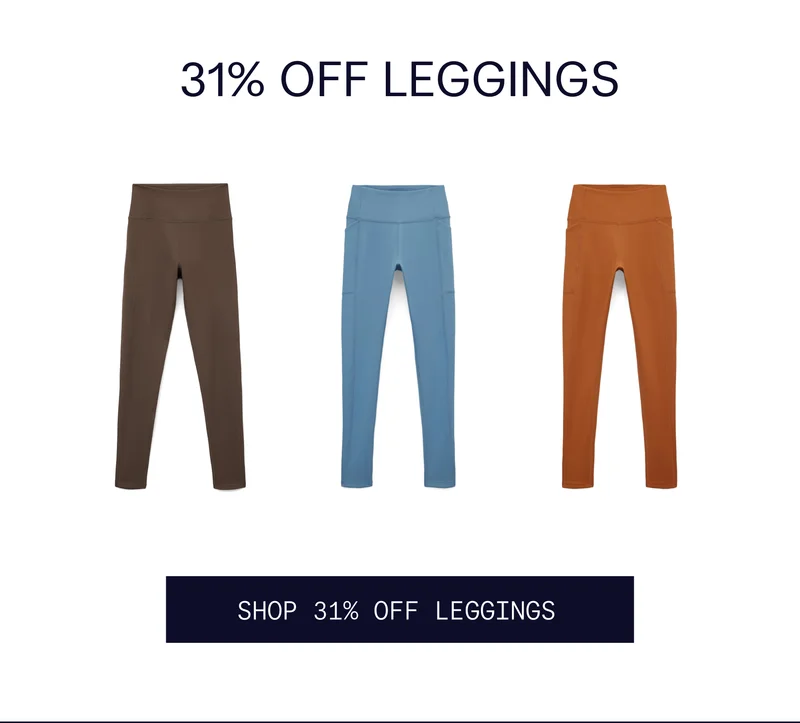 31% OFF LEGGINGS