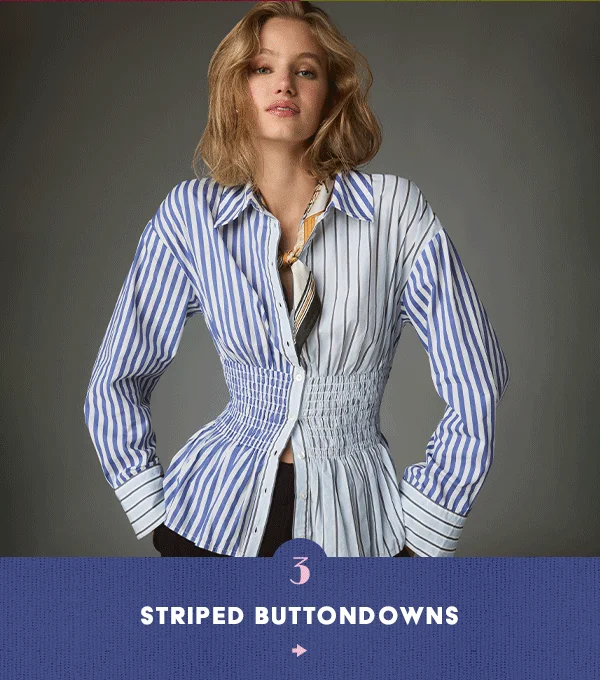 striped buttondowns