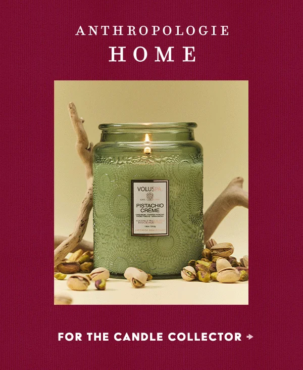 anthropologie home, for the candle collector