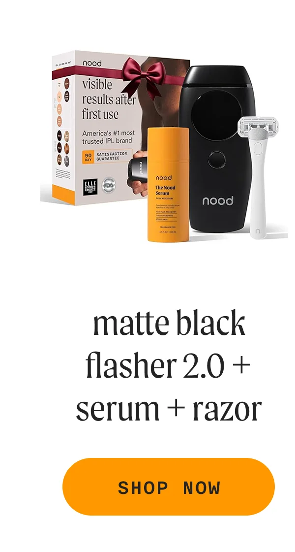 gloss white flasher pro + serum + razor - SHOP NOW