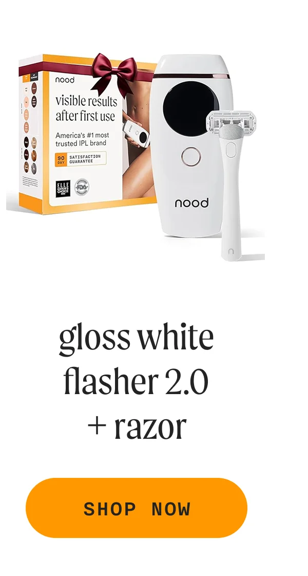gloss white flasher pro + razor - SHOP NOW