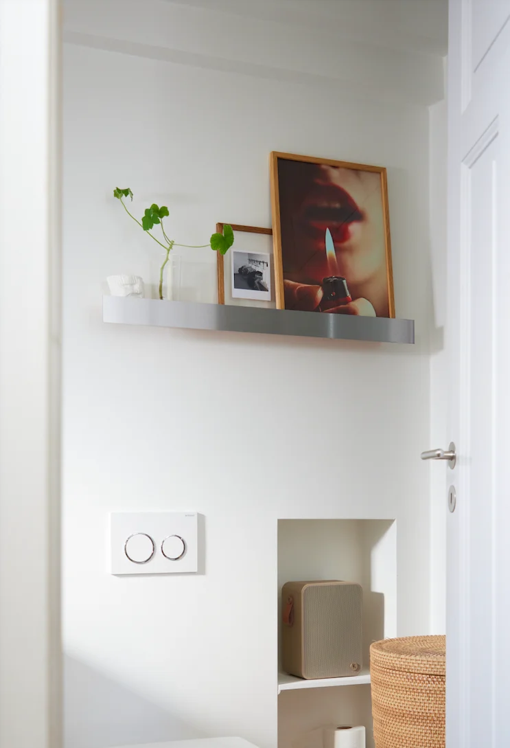 Brushed Steel Shelf