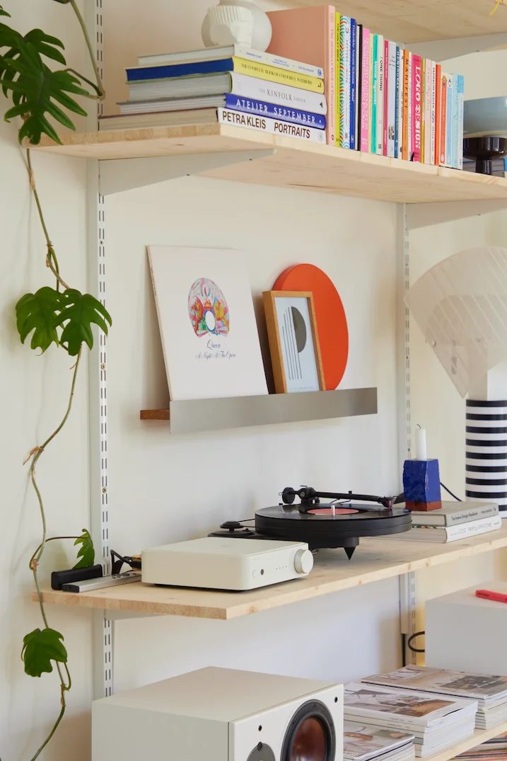 Brushed Steel Shelf