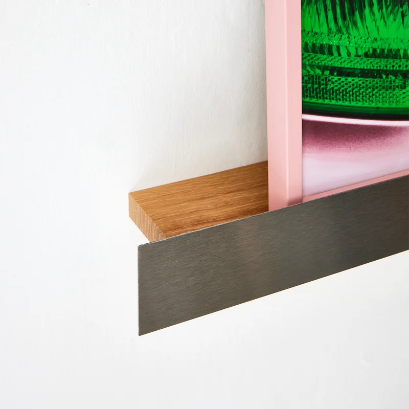Brushed Steel Shelf