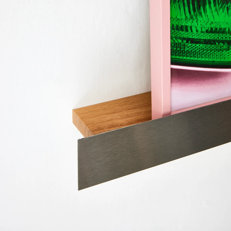 Brushed Steel Shelf