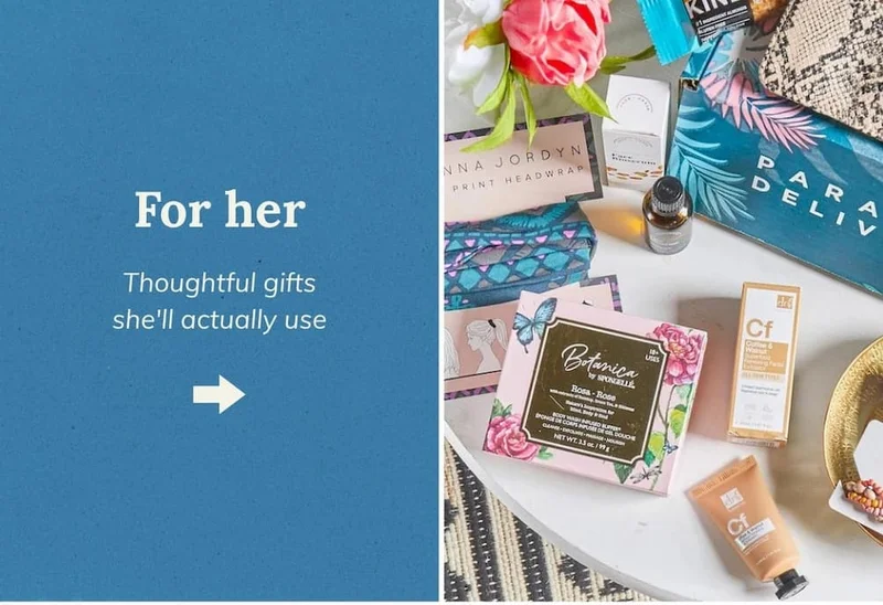 Shop gifts for her