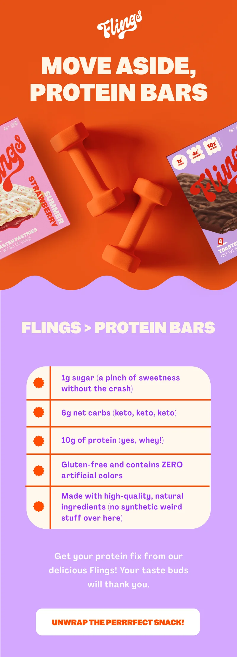 MOVE ASIDE, PROTEIN BARS