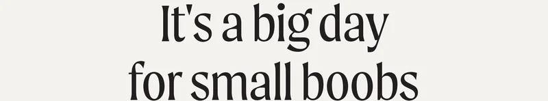 for small boobs