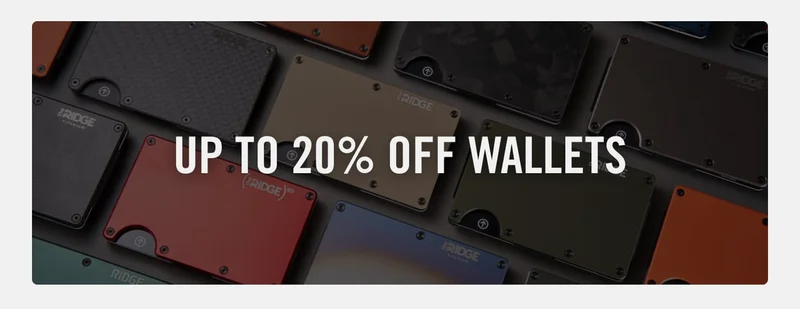 Up to 20% Off Wallets