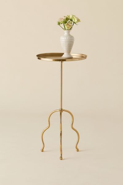 Mystic Wavy Leg Metal Side Table