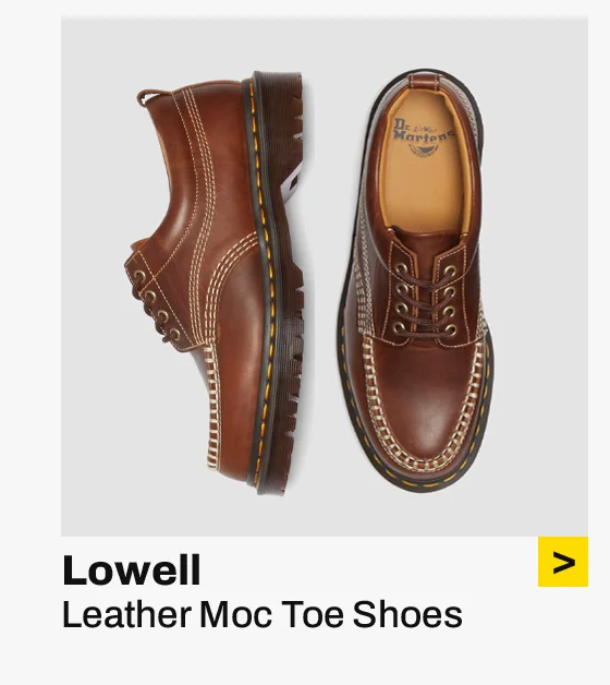 Lowell Leather Moc Toe Shoes