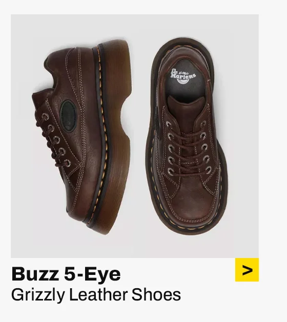 Buzz 5-Eye Grizzly Leather Shoes