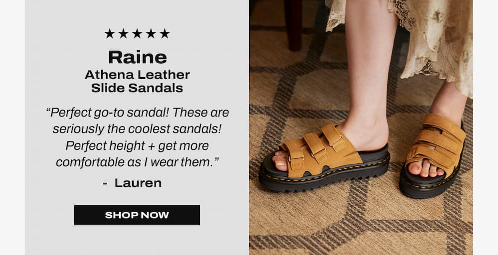 Raine Slide Athena Leather Sandals