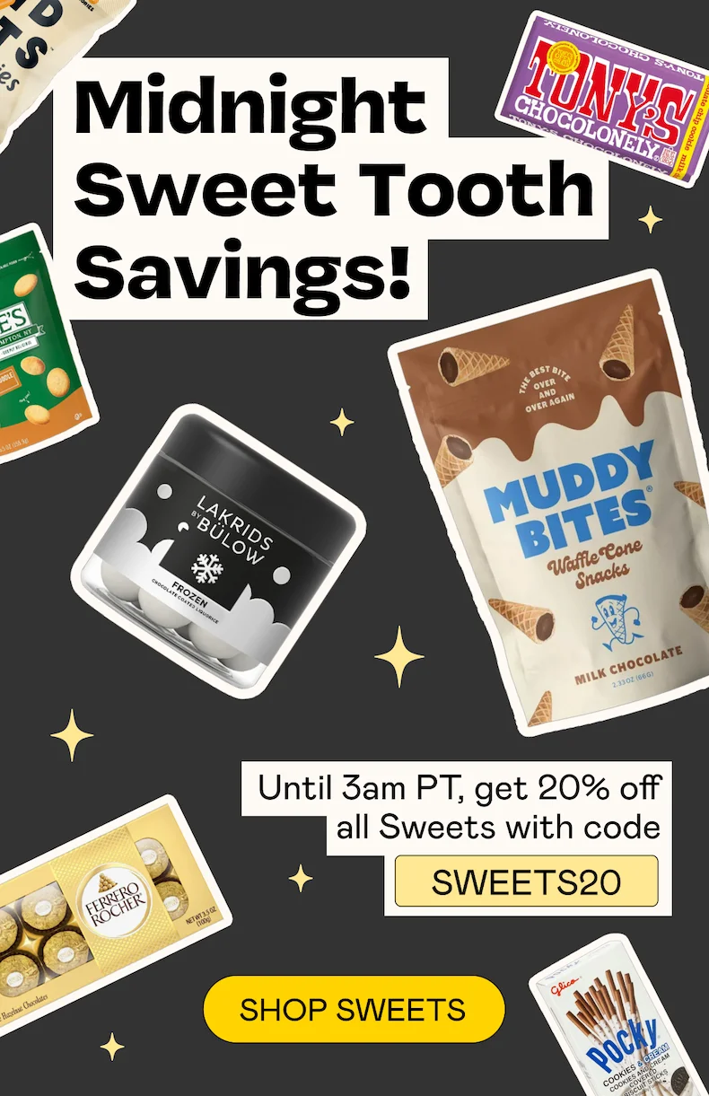 Midnight Sweet Tooth Savings! Shop Sweets
