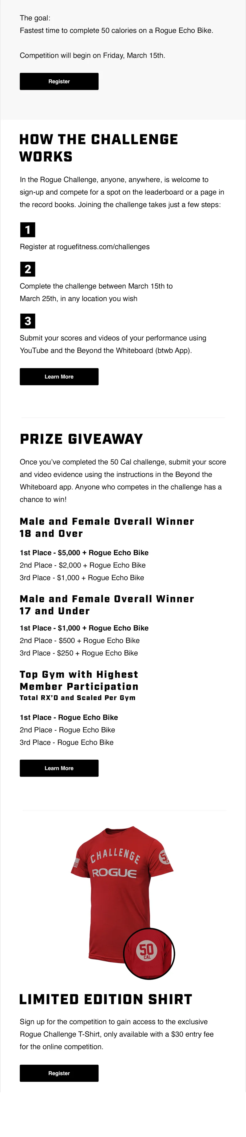 50 Cal Challenge - Register