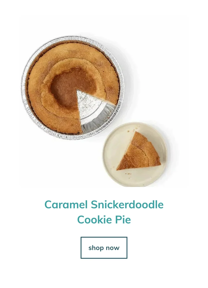 Caramel Snickerdoodle Cookie Pie Little Red Kitchen Bake Shop