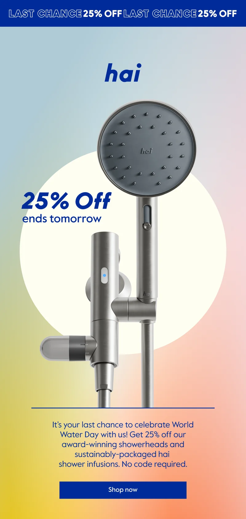 Save 25% off sitewide