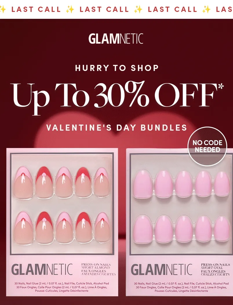 Shop Now for Up to 30% Off V-Day Bundles