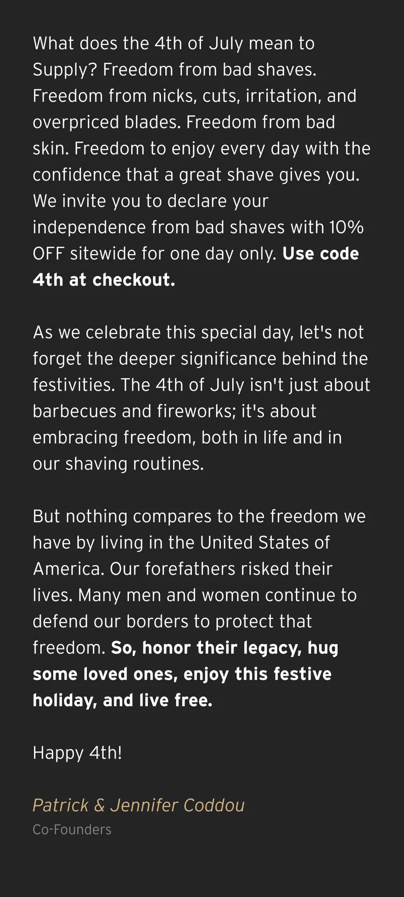 10% off sitewide