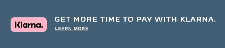 Get more time to pay with Klarna. Learn more.